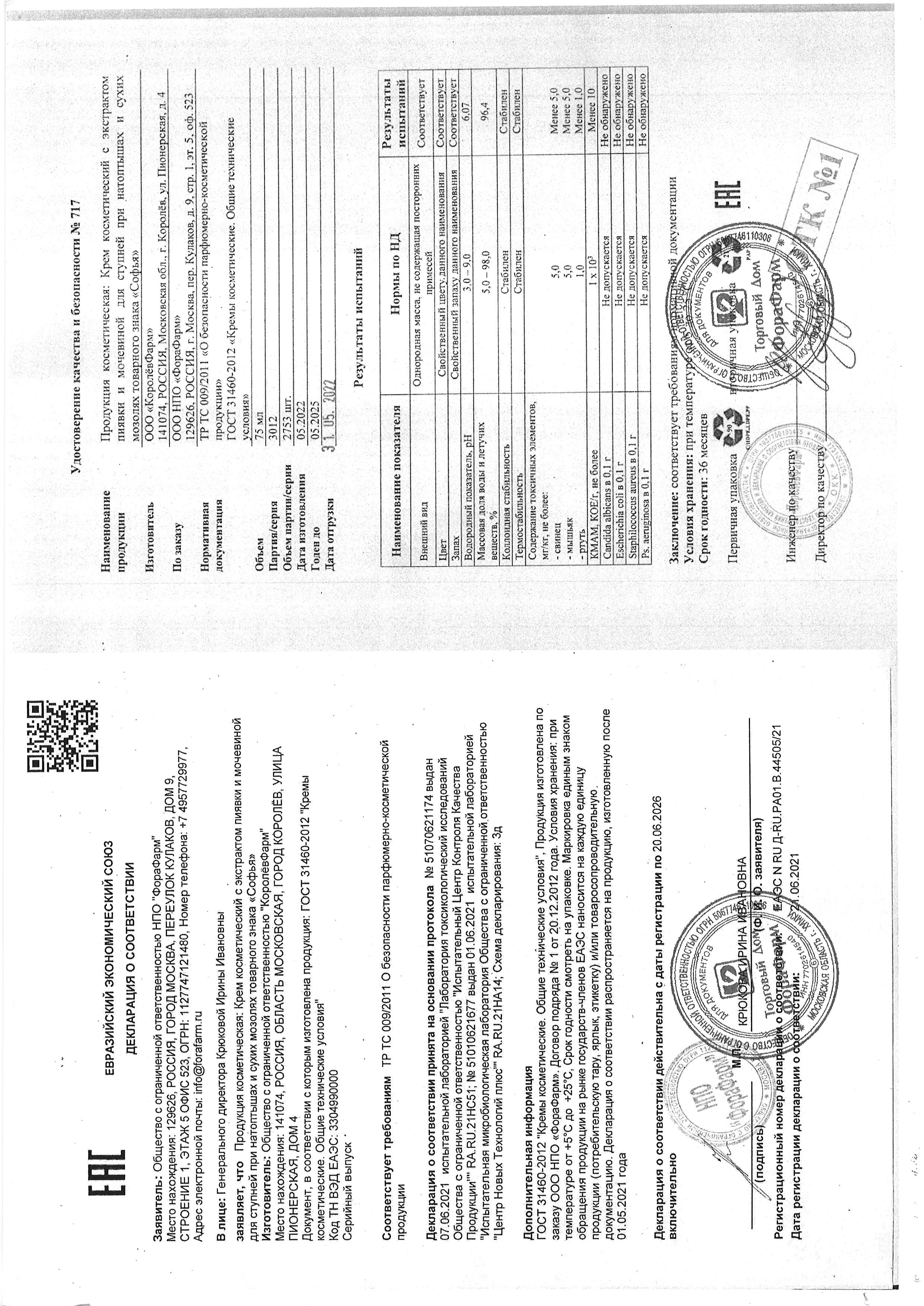Паспорт №052022